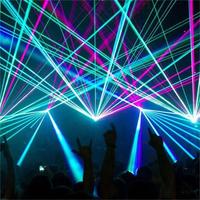 WANRAY OEM RGB Vollfarb-Animations-Laser 3W 5W Laser-Projektor Licht DJ Disco Laser Bühnenbeleuchtung