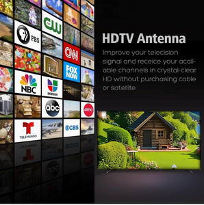 ANTENNE NUMÉRIQUE INTÉRIEURE UHD-8907 4K FREE TV AVEC BOOSTER RECEPTANT DES SIGNAUX DE TV NUMÉRIQUES LOCAUX - Product Image 6