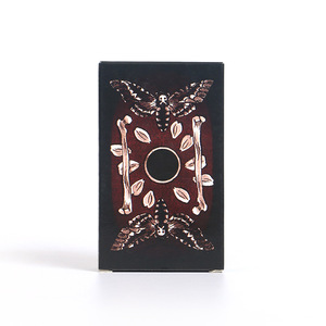 Precio barato de fábrica de China 12*7 A. C. E de Pentacles Tarot borde Chapado en <span class=keywords><strong>verde</strong></span> con guía naipes - Product Image 2