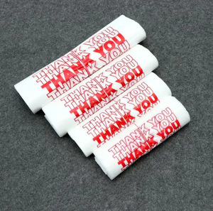 Bolsas de Plástico PE Resistentes con Asa Larga y Serigrafía Personalizada para Norteamérica - Product Image 3