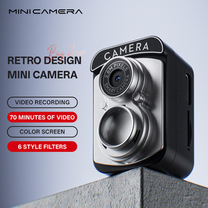Caméra rétro ultra compacte 1080p avec flash, petite caméra vidéo pour étudiants, caméra de poche, écran HD, mini caméra S13 - Product Image 3