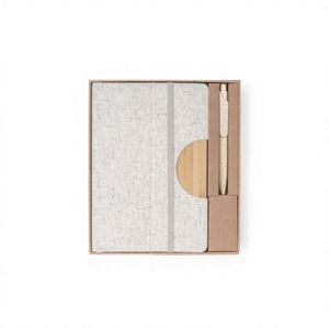 Set de Regalo Empresarial de Protección Ambiental, Cuaderno y Bolígrafo Personalizables con Marca, Tamaño A5, para Ferias Comerciales - Product Image 1