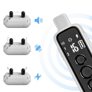 ปลอกคอฝึกสุนัขไฟฟ้า PATPET 3 โหมดฝึกอบรมเพื่อความปลอดภัย ปลอกคอสัตว์เลี้ยงแบบช็อตเสียงและช็อตไฟฟ้า ชาร์จซ้ำได้ สำหรับฝึกพฤติกรรมสัตว์เลี้ยง - Product Image 2