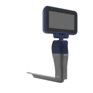 3 inch 4.5 inch màn hình cảm ứng laryngoscope thú y tế linh hoạt sợi quang laryngoscope video laryngoscope với 5 lưỡi