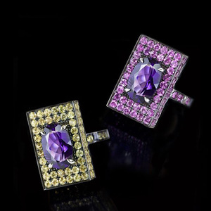 Anello Unisex Quadrato Largo Blu, Accessorio Moda per Coppie, Regalo per Feste - Product Image 3