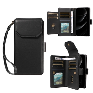 <span class=keywords><strong>Funda</strong></span> con tapa de PU multifunción, tarjetero, bolsa para teléfono para <span class=keywords><strong>iPhone</strong></span> 12/12 Pro/13/14/15 Promax/16 - Product Image 2
