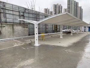 โรงเก็บของโลหะกลางแจ้งขนาด10*10สำหรับโรงแรมและโรงรถดีไซน์ใหม่ - Product Image 2