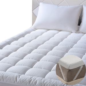 160x200 200x200 cm 10 pouces de profondeur doux <span class=keywords><strong>duvet</strong></span> d'<span class=keywords><strong>oie</strong></span> bambou eco bio hôtel lit matelas <span class=keywords><strong>surmatelas</strong></span> couverture imperméable - Product Image 1