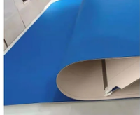 Mantilles VULCAN Offset en caoutchouc naturel bleu, épaisseur 1,96 mm, dureté 78, 4 couches