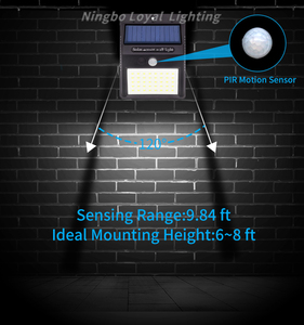 Ningbo leal IP65 luces de jardín solar luz solar del sensor de movimiento solar luces de jardín al aire libre - Product Image 4
