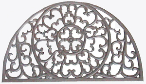 Paillasson moderne en fonte de bronze orné 750x475mm pour extérieur, jardin, villa, tapis décoratif, design côtier, directement de l'usine - Product Image 5