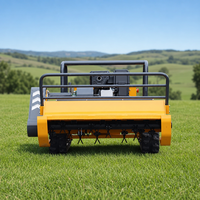 Tondeuse à gazon télécommandée sur chenilles homologuée CE, débroussailleuse tout-terrain RC pour vignoble