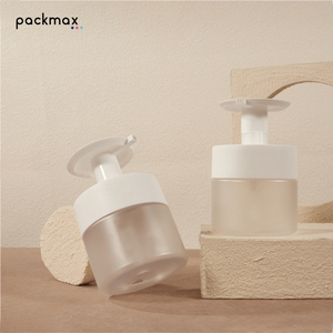 <b>200ml</b> PET Flat Shoulder Frosted Pump Sprayer <b>Bottle</b> for Shower Gel Cleansing Oil-High Beauty Shampoo Lotion Container - Product Image 5
