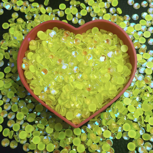 Kualitas tinggi Bga Neon AB kaca berlian imitasi datar belakang tanpa Hotfix berlian imitasi kuku kristal jumlah besar grosir - Product Image 3