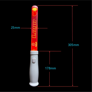 LSD B700B Modern LED Stick Lights Letterpress Printing Customized Logo 15 Colors Acrylic Sheet For Concerts Parties Election - Product Image 2