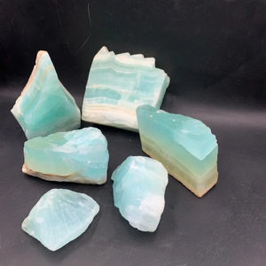 Vente en gros de pierres brutes de calcite naturelle des Caraïbes, spécimen minéral brut, décoration d'intérieur - Product Image 5