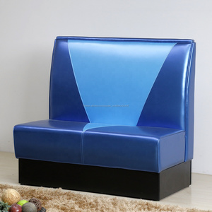 (SP-KS269) American <span class=keywords><strong>diner</strong></span> mobili 50s di stile navy in pelle blu Cabine ristorante 2 posti <span class=keywords><strong>diner</strong></span> stand mobili - Product Image 5