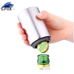 Thép không gỉ gương đánh bóng dễ dàng mở vòng biểu tượng tùy chỉnh mở chai - Product Image 1