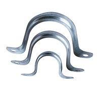 Colliers de serrage pour tuyaux d'eau galvanisés en métal, modèle GJ3 de marque Shangen, colliers de serrage en U, colliers de serrage Ohm, colliers de serrage pour tuyaux en fer et PVC
