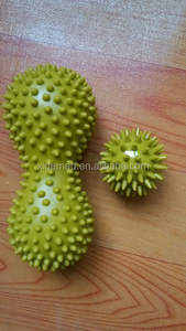 Balle de crosse à double fleur, balle thérapeutique à pointes pour les jambes, le dos et les épaules Massage des tissus profonds <span class=keywords><strong>Yoga</strong></span> - Product Image 4