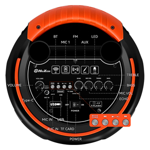 Kép 8 Inch Đảng Loa Với Pin Mạnh Mẽ Điều Khiển Từ Xa Không Dây Microphone Gia Đình Karaoke Loa - Product Image 4