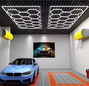 <span class=keywords><strong>Precio</strong></span> de fábrica Hexágono Led Light Car <span class=keywords><strong>Detailing</strong></span> Light Car Showroom Lámpara Taller de reparación de automóviles Luz Led - Product Image 3