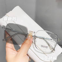 2055-1 ordinateur Anti-lumière bleue lunettes cadre optique rétro photochromique couleur changeante lunettes montures de lunettes