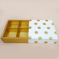 Boîte à tiroirs en chocolat en forme de fleur, en carton ondulé avec doublure en éponge et design en relief pour le stockage des aliments