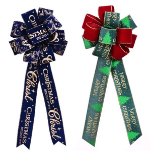 Yama <span class=keywords><strong>ruban</strong></span> 38/63MM personnalisé en gros rubans de noël filaire <span class=keywords><strong>ruban</strong></span> arcs pour couronnes et décorations de <span class=keywords><strong>porte</strong></span> - Product Image 1
