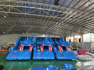 Thương mại thổi lên trượt nước Inflatable cho trẻ em ngoài trời Hồ bơi bơm hơi trượt cho hồ bơi <span class=keywords><strong>inground</strong></span> - Product Image 3