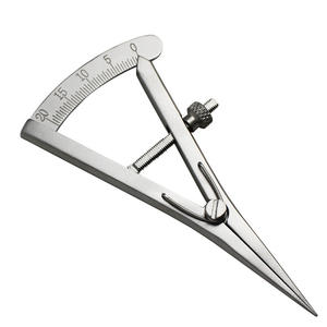 Instrumento de medición de párpados quirúrgico, regla de escala con transportador de ángulos de aleación de titanio y acero inoxidable para dar forma a párpados dobles - Product Image 1