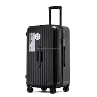 Juegos de equipaje de viaje de negocios, maleta con ruedas, equipaje ABS de tres piezas a la moda para maleta con ruedas de embarque gruesa transfronteriza