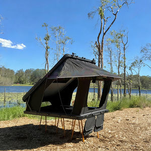 Triángulo carcasa dura tienda en la azotea carcasa dura al aire libre Dachzelt coche tienda de campaña aluminio carcasa dura techo carpas con Panel Solar - Product Image 2