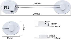 Cerradura Digital para Refrigerador con Contraseña, Seguridad Infantil para Gabinetes, <span class=keywords><strong>Mini</strong></span> Cerradura Adhesiva de Seguridad para Niños para Cajones - Product Image 2