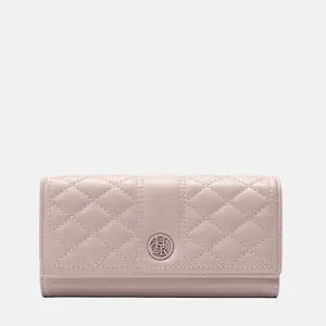 ODM OEM New Arrival 2024 hot sale wholesale Pu genuine leather custom logo long wallet women's purses