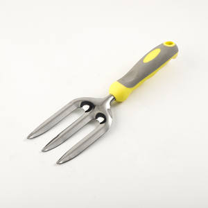 Fourche de jardin en acier inoxydable avec poignée antidérapante pour une utilisation en jardinage extérieur - Product Image 1