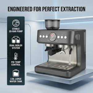 Appareils électroménagers, machine à café <span class=keywords><strong>avec</strong></span> moulin professionnel, meilleure machine à expresso pour une cuisine minimaliste, cafetière expresso - Product Image 2