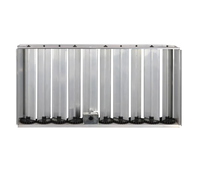 Yizhong Air Conditioning HVAC - Diffuseur d'air à lamelles opposées réglables, durable, facile à installer, contrôlé par poignée