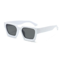 Kacamata Hitam TY75 Y2K Square Full Frame UV400 Unisex Retro Gaya Instagram E-Commerce Lintas Batas