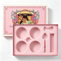 Boîte cadeau en papier rigide personnalisée pour chocolats et confiseries, boîte en carton à deux pièces avec impression CMYK et logo personnalisé