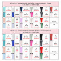 Bouteille d'eau isotherme en céramique de 12 oz avec couvercle pliable, base antidérapante, sans BPA, design anti-fuite, logo personnalisé, cadeau d'entreprise