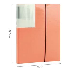 New Arrival A4 Clear Book <b>File</b> Office Stationery Filing System Setup A4 Size Refillable PP <b>File</b> Customized Logo Modern Portable - Product Image 6