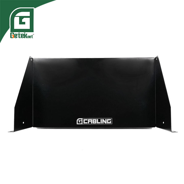 GETEKnet ODM OEM SPCC Black 1U Network Metal Server Rack Cabinet Shelf with Sliding Tray for 4u Data Cabinet Rack