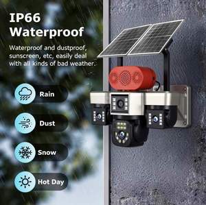 Camera năng lượng mặt trời Hieasy AOV 4 ống kính, camera <span class=keywords><strong>PT</strong></span>, 8MP, tích hợp pin, phát hiện người bằng AI, tầm nhìn ban đêm màu sắc, chống nước, an ninh ngoài trời - Product Image 6