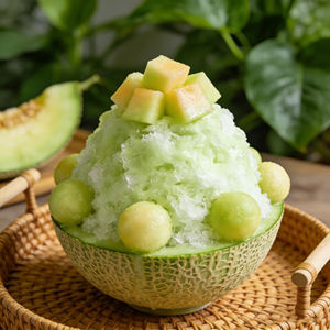 Polvere per Gelato al Gusto Melone Honeydew, Miscela per Gelato Duro 1kg, Grado Cerimoniale, Densa, Cremosa e Liscia per Negozi Premium - Product Image 6