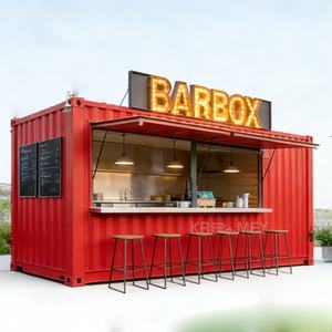 Restaurante, Bar o Cafetería Contemporáneo Prefabricado en Contenedor de Envío, con Cocina, Estructura de Acero Galvanizado, Acero de 3 mm de Espesor - Product Image 5