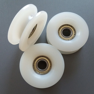 Ruota <span class=keywords><strong>in</strong></span> <span class=keywords><strong>Plastica</strong></span> CNC Grande e Piccola con Cuscinetto, Rullo per Profilo <span class=keywords><strong>in</strong></span> Alluminio a V, Puleggia per Cinghia - Product Image 3