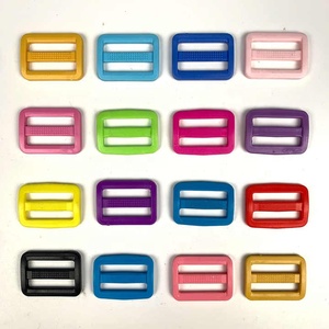 Usine de boucle en plastique de couleur personnalisée à prix bon marché, vente directe de boucle coulissante en plastique tri glide pour accessoires de sac - Product Image 2