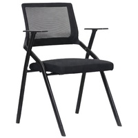 Chaise de bureau d'entraînement pliable en maille pour étudiants