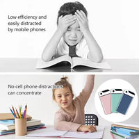 Boîte de verrouillage à minuterie automatique pour téléphones portables et smartphones, avec contrôle de la minuterie